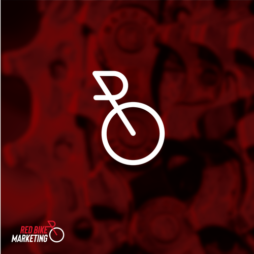Bike logo with the title 'Logo design for Red Bike Design'