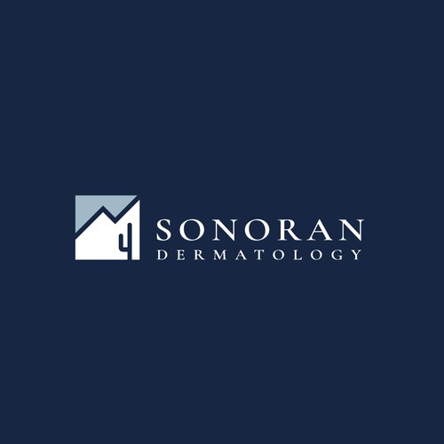 Cactus design with the title 'SONORAN DERMATOLOGY'
