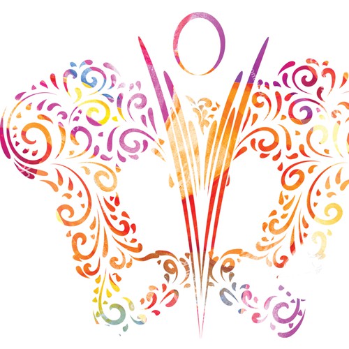 Butterfly artwork with the title 'Concept artwork ( Feminine Theme )'