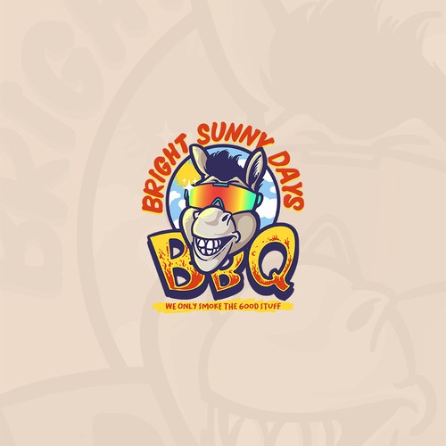 Barbecue design with the title 'FOR SALE'