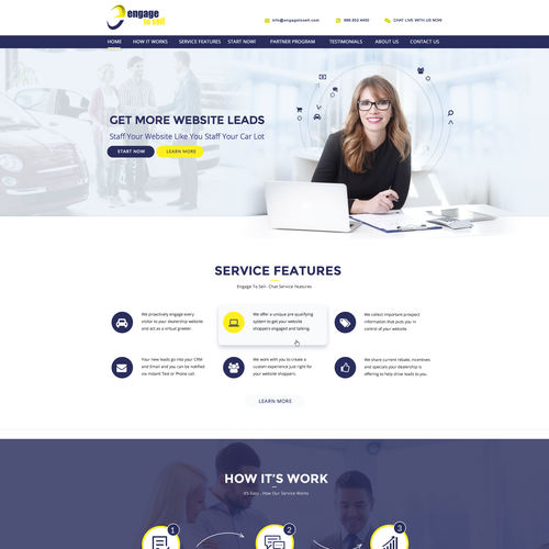Clean website with the title 'Clean Web Design'