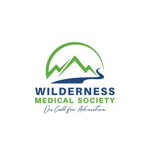 Wilderness logo with the title 'Wilderness Medical Society Logo Designs'