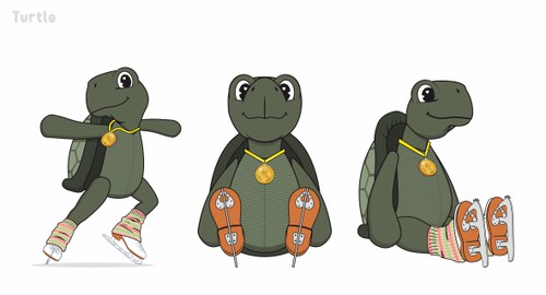 Doll design with the title 'Plushie Toys Design'