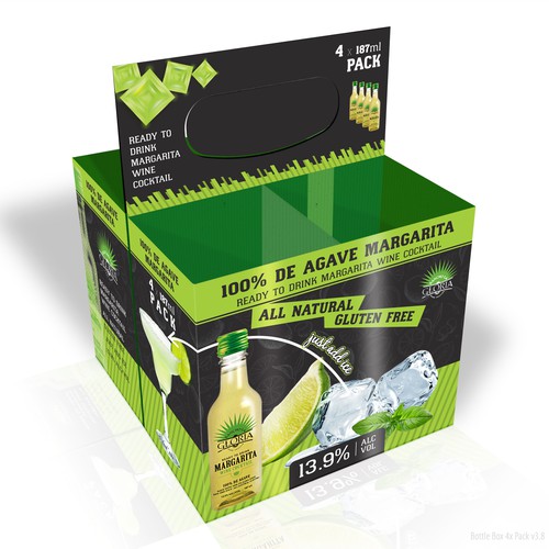 Lemon packaging with the title 'Margaritas Box pack'