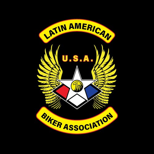 Latin logo with the title 'Latin America Bikers Associations'