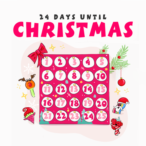 Social media artwork with the title 'Social media posts illustration'