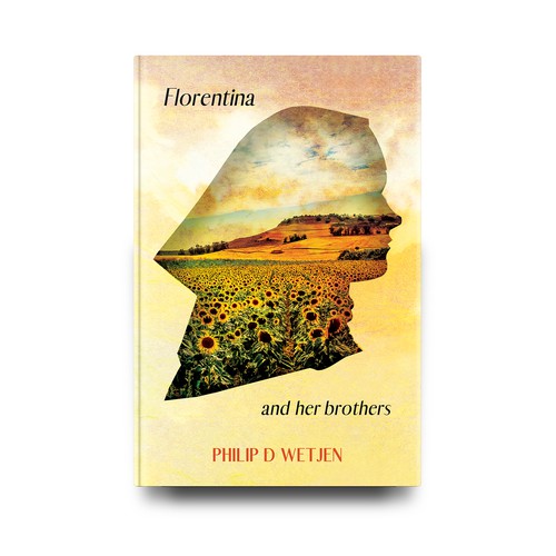 Historical fiction book cover with the title 'Book cover for "Florentina and her brothers"'