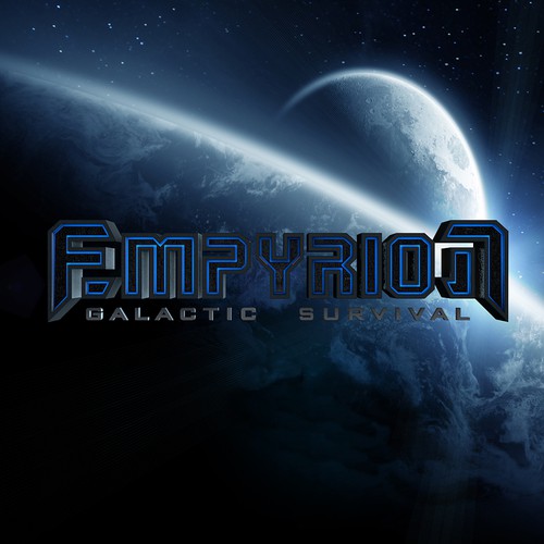 Video game logo with the title '3D Video Game title concept'