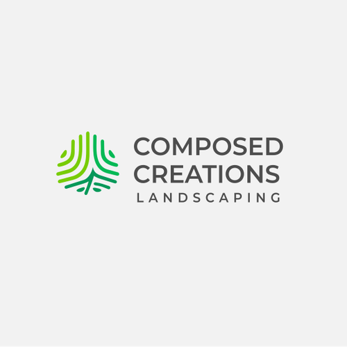 Double meaning logo with the title 'Organic and creative logo'