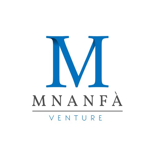 3D brand with the title 'Bold logo concept for venture capital company'