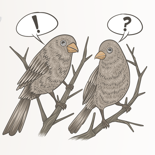 Bird t-shirt with the title 'Communication'