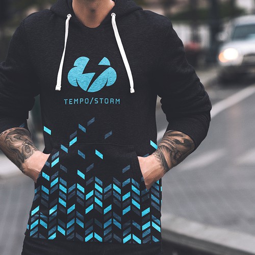 Gaming artwork with the title 'Tempo Storm All Over Print Design'