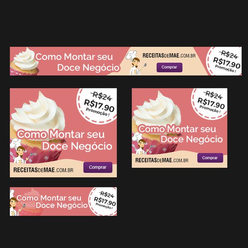 Discount design with the title 'Make Money from Sweet ads banner'