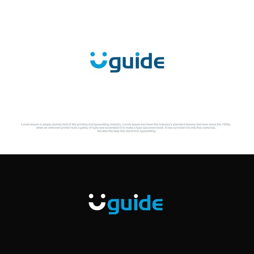 Guide logo with the title 'Unique Guide logo'