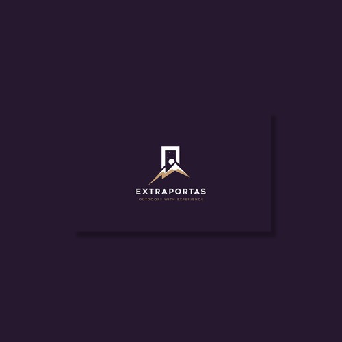 Shape design with the title 'Logo for outdoor guide company'