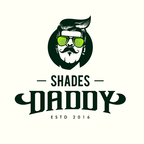 Sunglasses design with the title 'Hip shades daddy'
