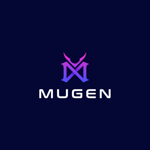 Infinity design with the title 'Modern logo for MUGEN'