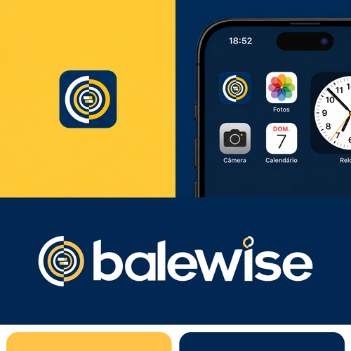 Logo with the title 'Design a clean, modern logo for a hay marketplace app'