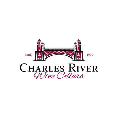 Bridge brand with the title 'Charles River Wine Cellars'