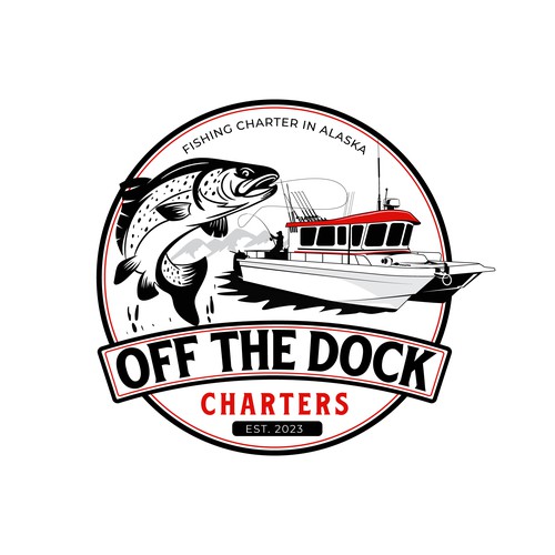 Alaska logo with the title 'Fishing in Alaska'