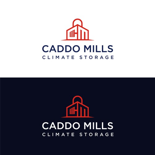 Climate design with the title 'Logo design concept for Caddo Mills Climate Storage'