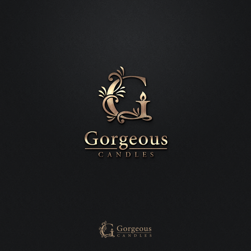 Timeless logo with the title 'Gorgeous Candles'