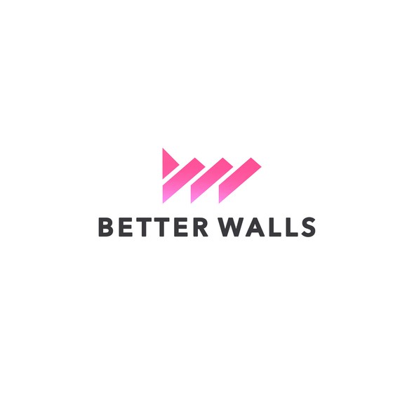 LAN logo with the title '«Better Walls» logo'
