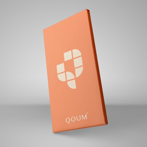 Typeface design with the title 'Qoum © 2024'