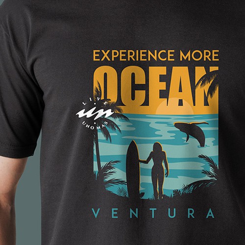 Ocean t-shirt with the title 'T shirt Design '