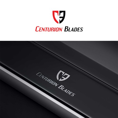 Blade design with the title 'Logo concept for Centurion Blades'