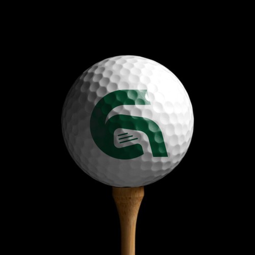 Stick logo with the title 'GolfCraft Logo'