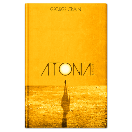 Yellow book cover with the title 'Book cover concept'