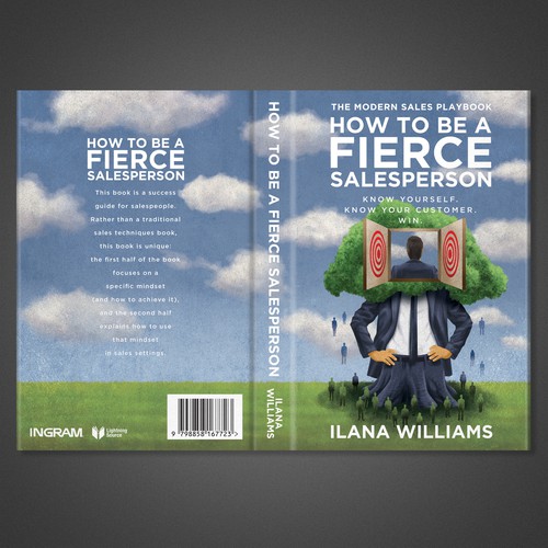 Hand-drawn book cover with the title 'Book Cover Illustration and Design'