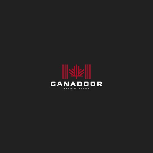 Canadian brand with the title 'Bold Industrial Logo for a Premium Garage Door Company'