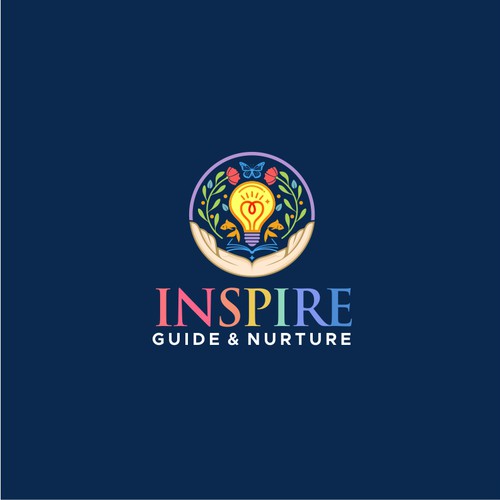 Knowledge logo with the title 'inspire guide and nurture'