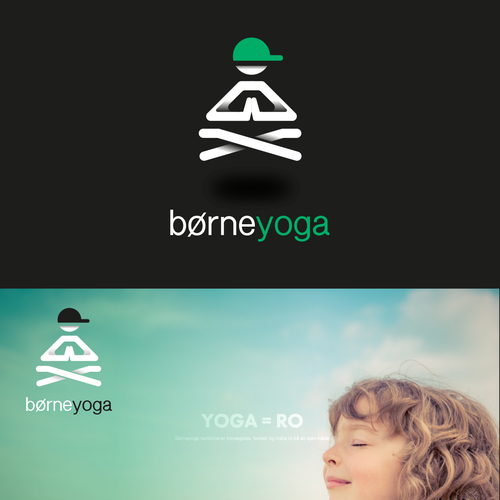 Youth logo with the title 'Logo concept for yoga instructor, aimed at youth market '