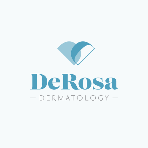 Dermatology logo with the title 'DeRosa'