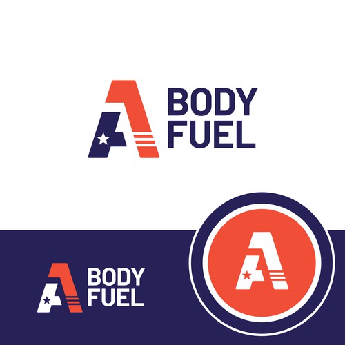 Active logo with the title 'Logo design – A1 Body Fuel'
