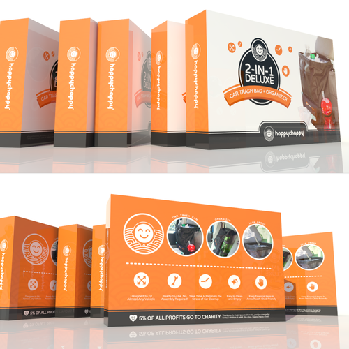 Retail packaging with the title 'Product Packaging Design'