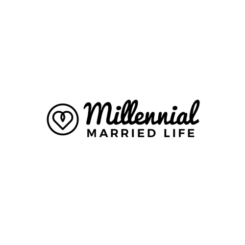 Generation logo with the title 'Logo draft for "Millennial Married Life"'