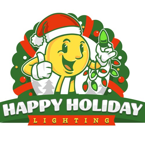 Light logo with the title 'Happy Holiday lighting.'