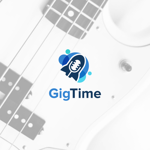 Microphone logo with the title 'Rocket Podcast'