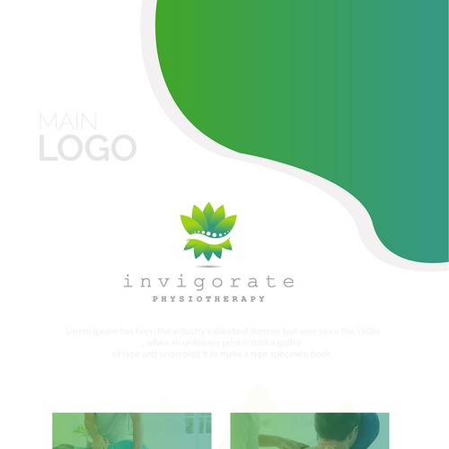 Chiropractic logo with the title 'Physiotherapy design '