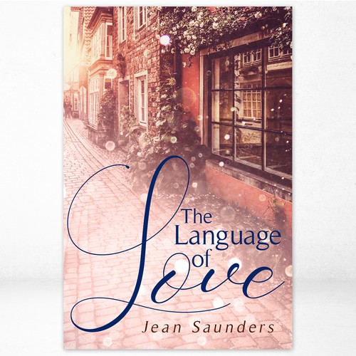 Romance book cover with the title 'The Language of Love - Women's fiction, Contemporary fiction'