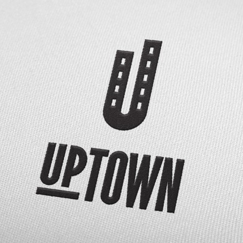 Town logo with the title 'Fresh & Trendy logo for an uptown car dealership.'