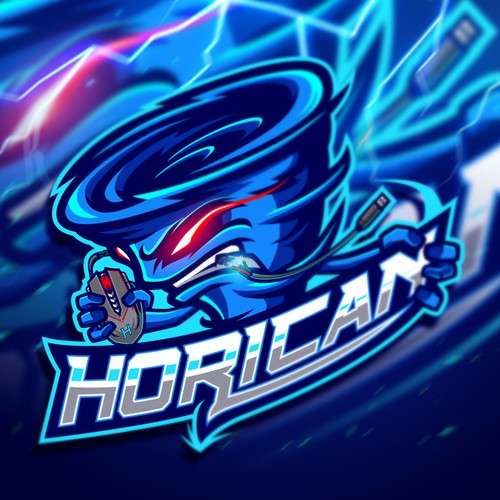 Blue design with the title 'HORICAN'