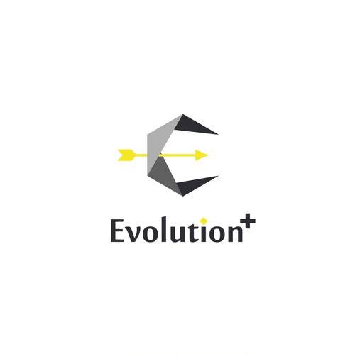 Archer logo with the title 'Evolution+ Logo Concept'