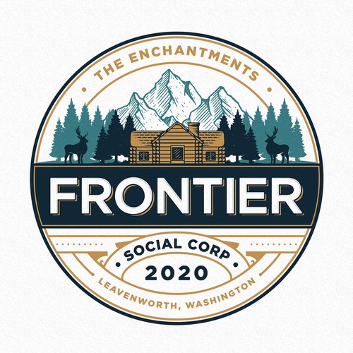 Tree logo with the title 'Frontier Social Corp'