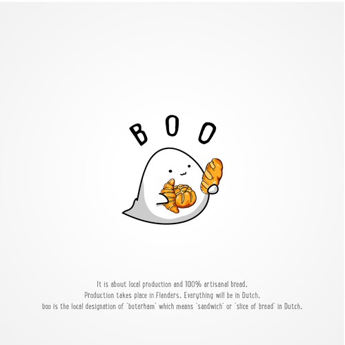 Ghost logo with the title 'BOO! thats CUTE!'