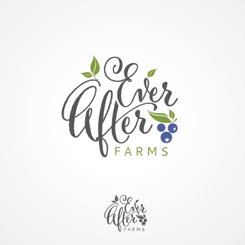 Wedding logo with the title 'Ever After Farms'